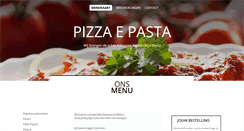 Desktop Screenshot of pizzaepasta-sittard.nl