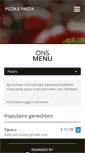 Mobile Screenshot of pizzaepasta-sittard.nl