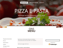 Tablet Screenshot of pizzaepasta-sittard.nl